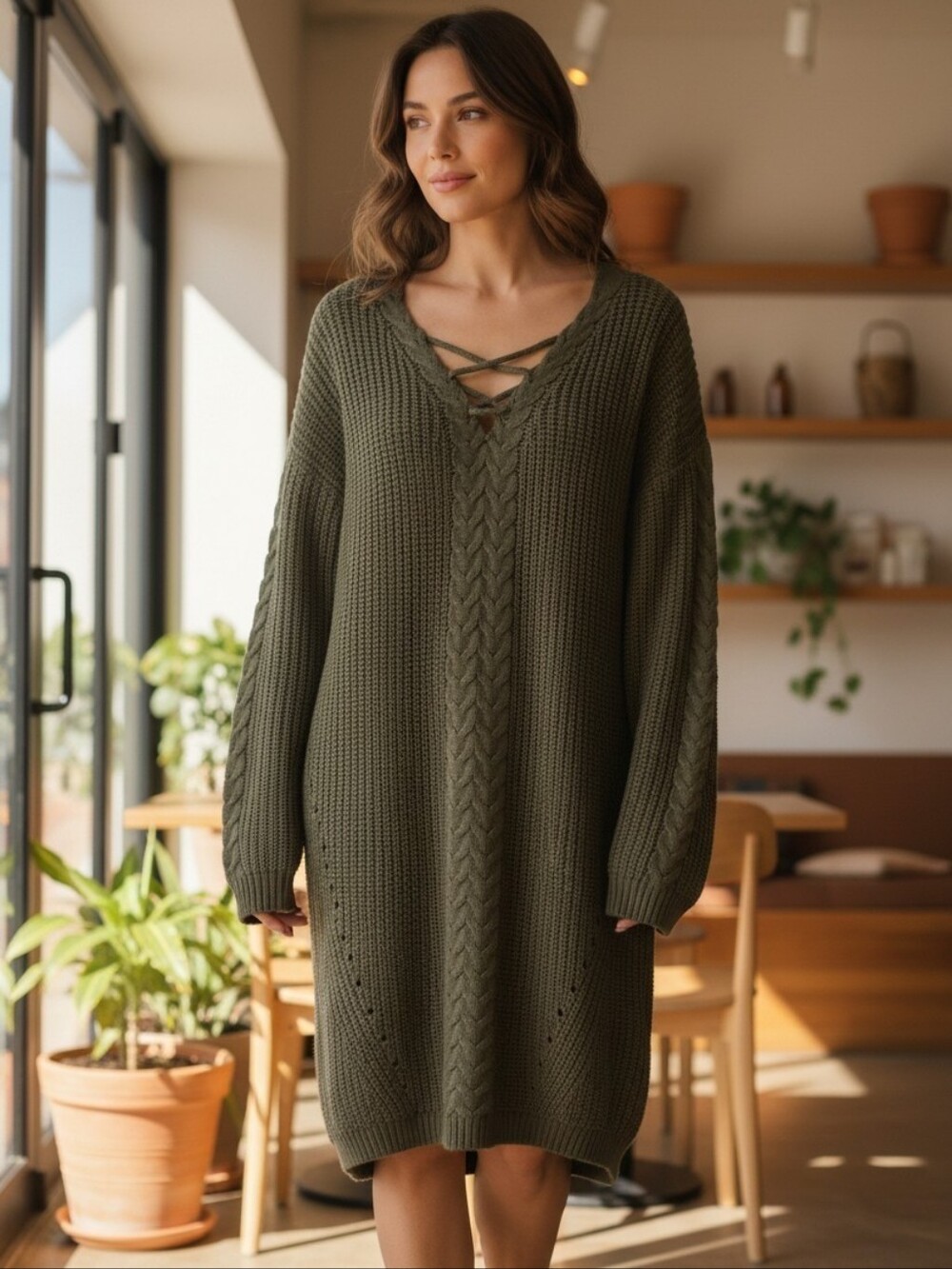 Almost Famous Knit Dress – Size M
